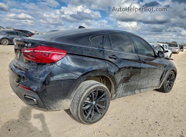 5UXKU0C36H0G57479 2017 BMW X6 Черный Задняя правая четверть