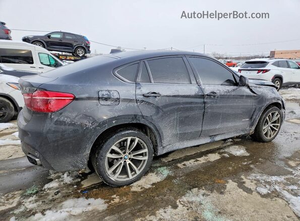 5UXKU2C34H0U28565 2017 BMW X6 Черный Задняя правая четверть