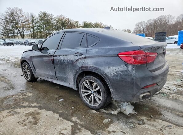 5UXKU2C34H0U28565 2017 BMW X6 Черный Задняя левая четверть