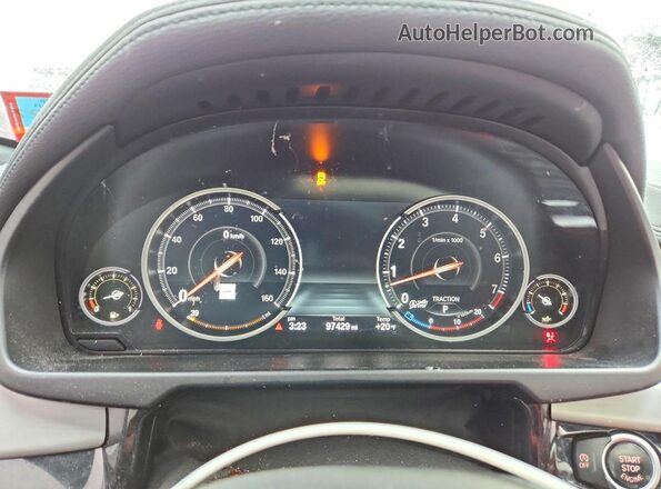 5UXKU2C34H0U28565 2017 BMW X6 Черный Вид щитка приборов
