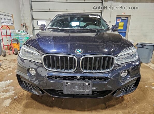5UXKU2C39H0U29890 2017 BMW X6 Синий Вид спереди
