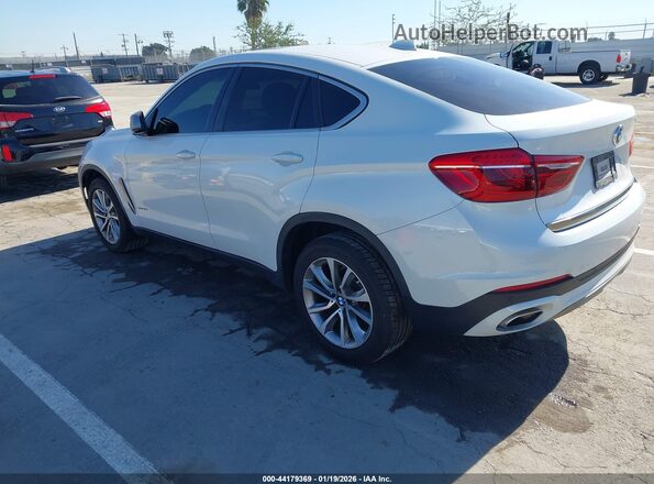 5UXKU2C50J0X49638 2018 BMW X6 Белый Задняя левая четверть
