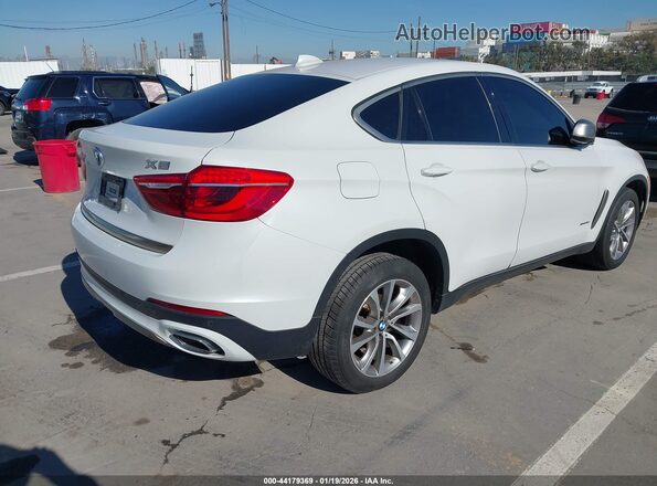 5UXKU2C50J0X49638 2018 BMW X6 Белый Задняя правая четверть