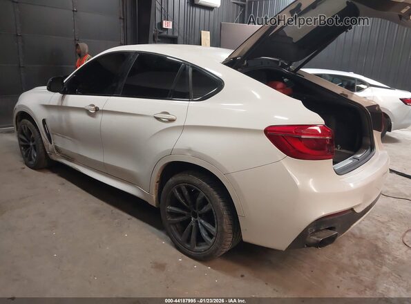 5UXKU2C52H0N85108 2017 BMW X6 Белый Задняя левая четверть