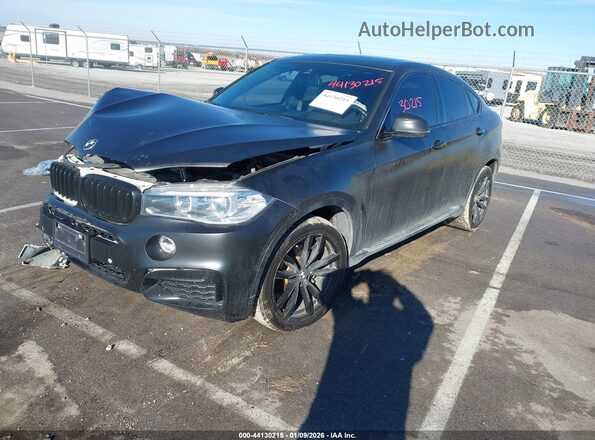 5UXKU2C52J0X51083 2018 BMW X6 Black Front left
