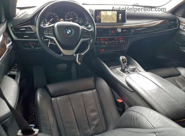 5UXKU2C55G0N78751 2016 BMW X6 Белый Вид панели приборов