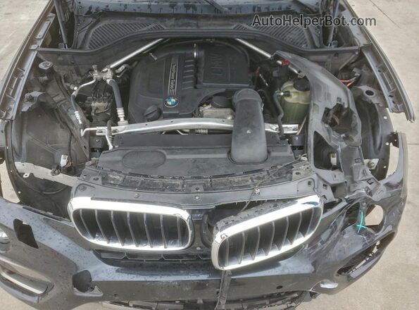 5UXKU2C55H0N84678 2017 BMW X6 Черный Вид задней части салона