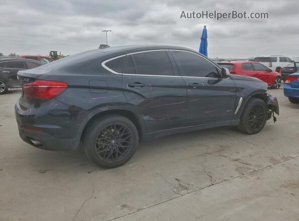 5UXKU2C55H0N84678 2017 BMW X6 Черный Задняя правая четверть