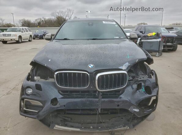 5UXKU2C55H0N84678 2017 BMW X6 Черный Вид спереди