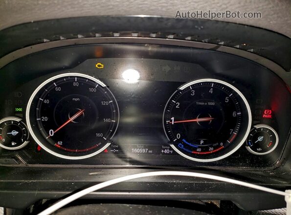 5UXKU2C56G0N81495 2016 BMW X6 Синий Вид щитка приборов