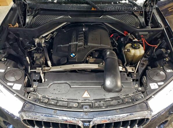 5UXKU2C56G0N81495 2016 BMW X6 Синий Вид подкапотного пространства