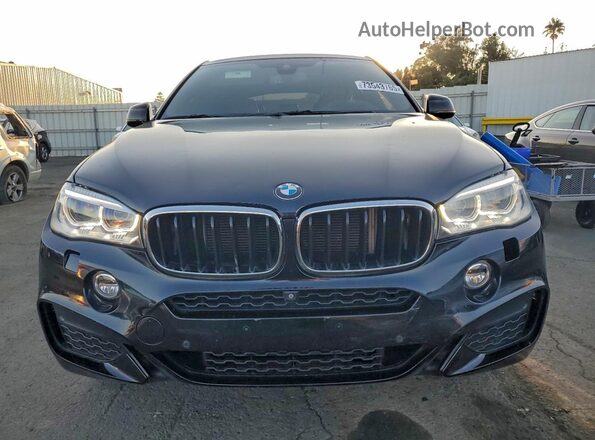 5UXKU2C56G0N83165 2016 BMW X6 Черный Вид спереди