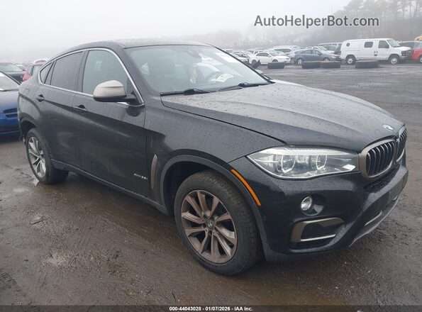 5UXKU2C56J0X50020 2018 BMW X6 Черный Передняя правая четверть