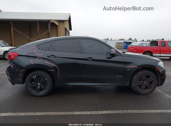 5UXKU2C56J0Z62089 2018 BMW X6 Черный Панорамный вид салона 360°
