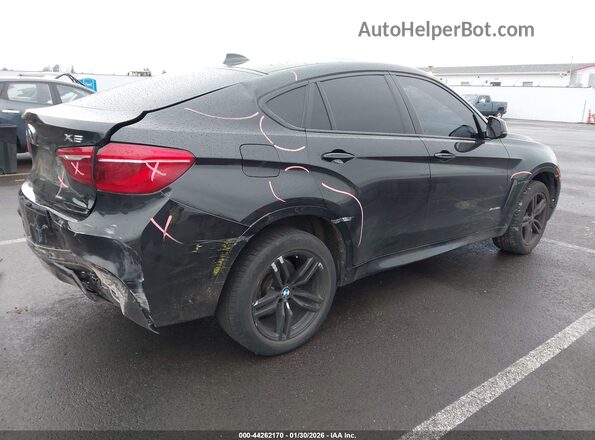 5UXKU2C56J0Z62089 2018 BMW X6 Черный Задняя правая четверть