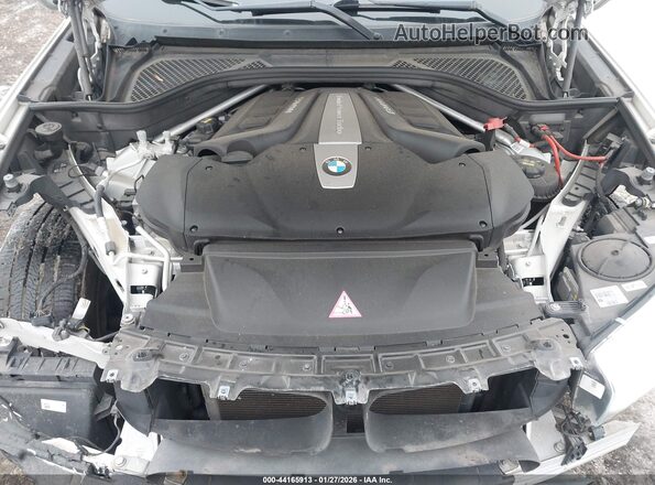 5UXKU6C30H0W38734 2017 BMW X6 White უკანა ხედი
