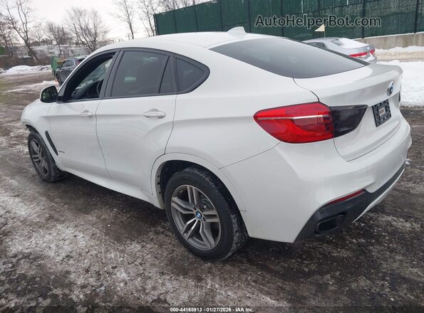 5UXKU6C30H0W38734 2017 BMW X6 White უკანა მარცხენა