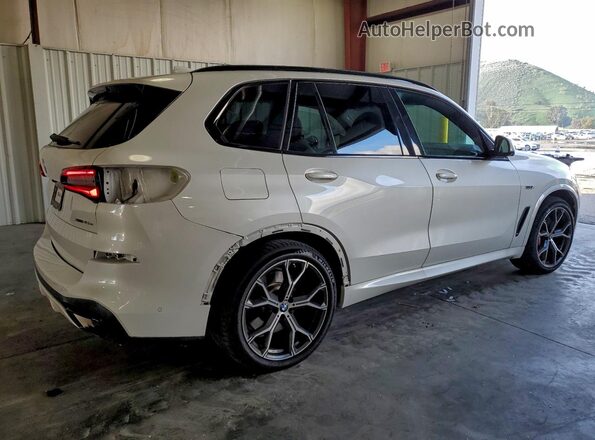 5UXTA6C00P9N50604 2023 BMW X5 White Rear right