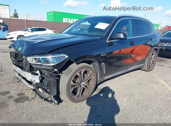 5UXTA6C02P9P65854 2023 BMW X5 Black Передня ліва чверть