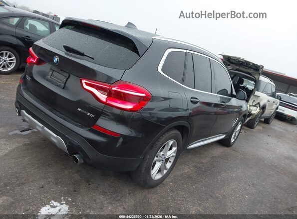 5UXTR7C52KLR51626 2019 BMW X3 Черный Задняя правая четверть