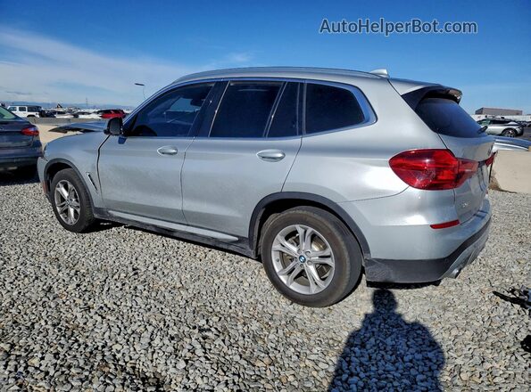 5UXTR9C55KLE13307 2019 BMW X3 Серебряный Задняя левая четверть