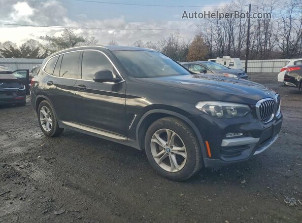 5UXTR9C59JLD74963 2018 BMW X3 Черный Передняя правая четверть