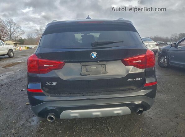5UXTR9C59JLD74963 2018 BMW X3 Черный Вид сзади