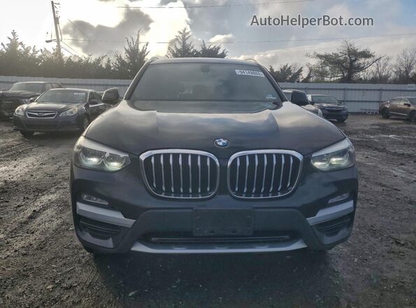 5UXTR9C59JLD74963 2018 BMW X3 Черный Вид спереди