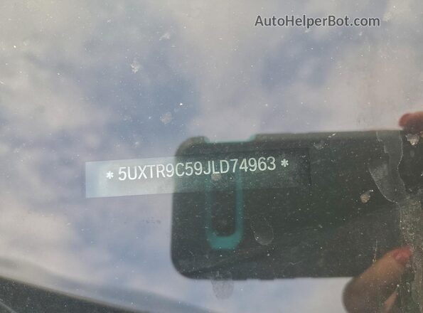 5UXTR9C59JLD74963 2018 BMW X3 Черный Вид наклейки с VIN-кодом