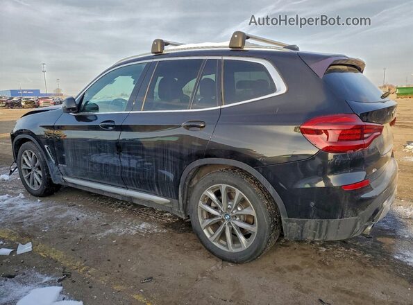 5UXTR9C5XJLA13838 2018 BMW X3 Черный Задняя левая четверть