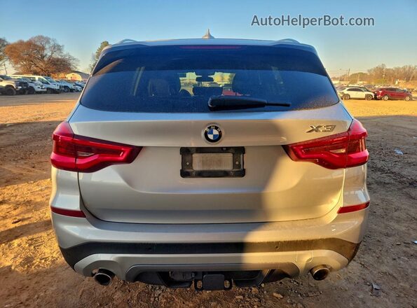 5UXTR9C5XJLD64300 2018 BMW X3 Серебряный Вид сзади