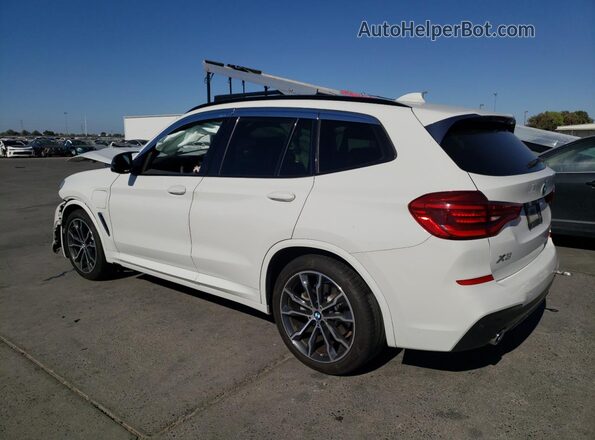 5UXTS1C02M9D96766 2021 BMW X3 Белый Задняя левая четверть