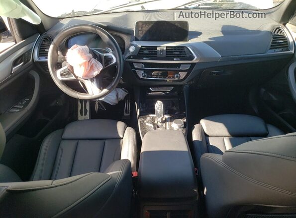 5UXTS1C02M9D96766 2021 BMW X3 Белый Вид панели приборов