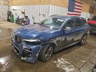 2021 Bmw X3 Xdrive30e Blue vin: 5UXTS1C05M9F48216