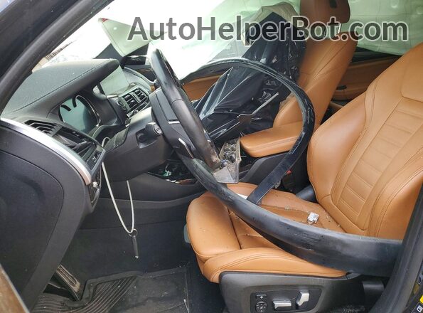 5UXTS3C51J0Z00356 2018 BMW X3 Синий Вид салона спереди