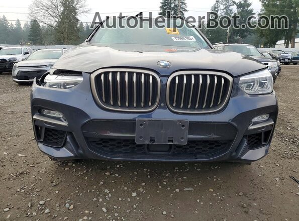 5UXTS3C51J0Z00356 2018 BMW X3 Синий Вид спереди