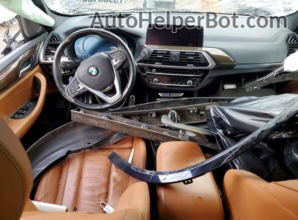 5UXTS3C51J0Z00356 2018 BMW X3 Синий Вид панели приборов