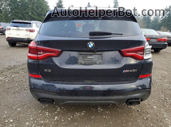 5UXTS3C51J0Z00356 2018 BMW X3 Синий Вид сзади