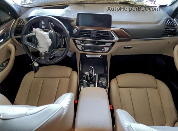 5UXTY3C03M9F94251 2021 BMW X3 Серый Вид панели приборов