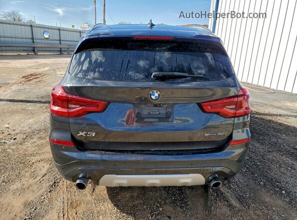 5UXTY3C03M9F94251 2021 BMW X3 Серый Вид сзади