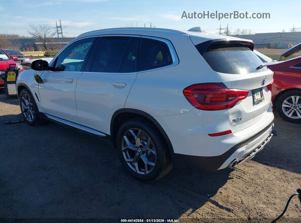 5UXTY3C09M9E85535 2021 BMW X3 White Tył lewy