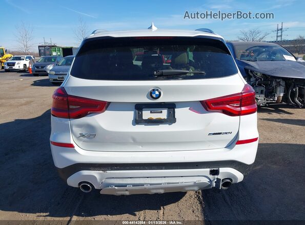 5UXTY3C09M9E85535 2021 BMW X3 White 