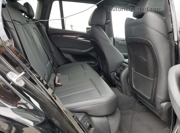 5UXTY3C0XM9G47088 2021 BMW X3 Черный Вид задней части салона