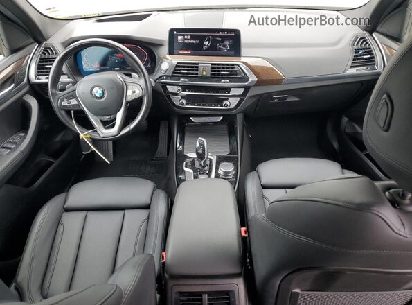 5UXTY3C0XM9G47088 2021 BMW X3 Черный Вид панели приборов