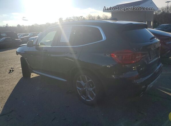 5UXTY5C01M9E39676 2021 BMW X3 Black Задня ліва чверть