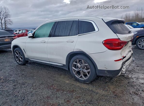 5UXTY5C01M9F71885 2021 BMW X3 White Tył lewy