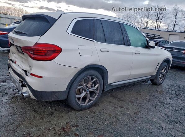 5UXTY5C01M9F71885 2021 BMW X3 White Tył prawy