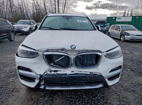 5UXTY5C01M9F71885 2021 BMW X3 White Widok z przodu