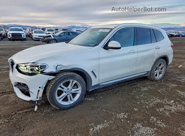 5UXTY5C04L9C20838 2020 BMW X3 Белый Передняя левая четверть