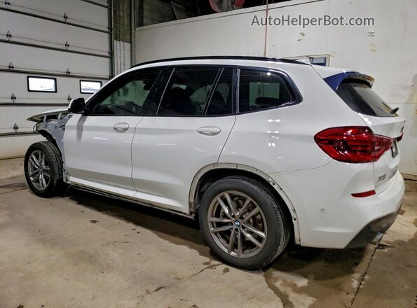 5UXTY5C07M9F91476 2021 BMW X3 White Tył lewy